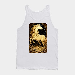 Vintage Unicorn Painting Tank Top